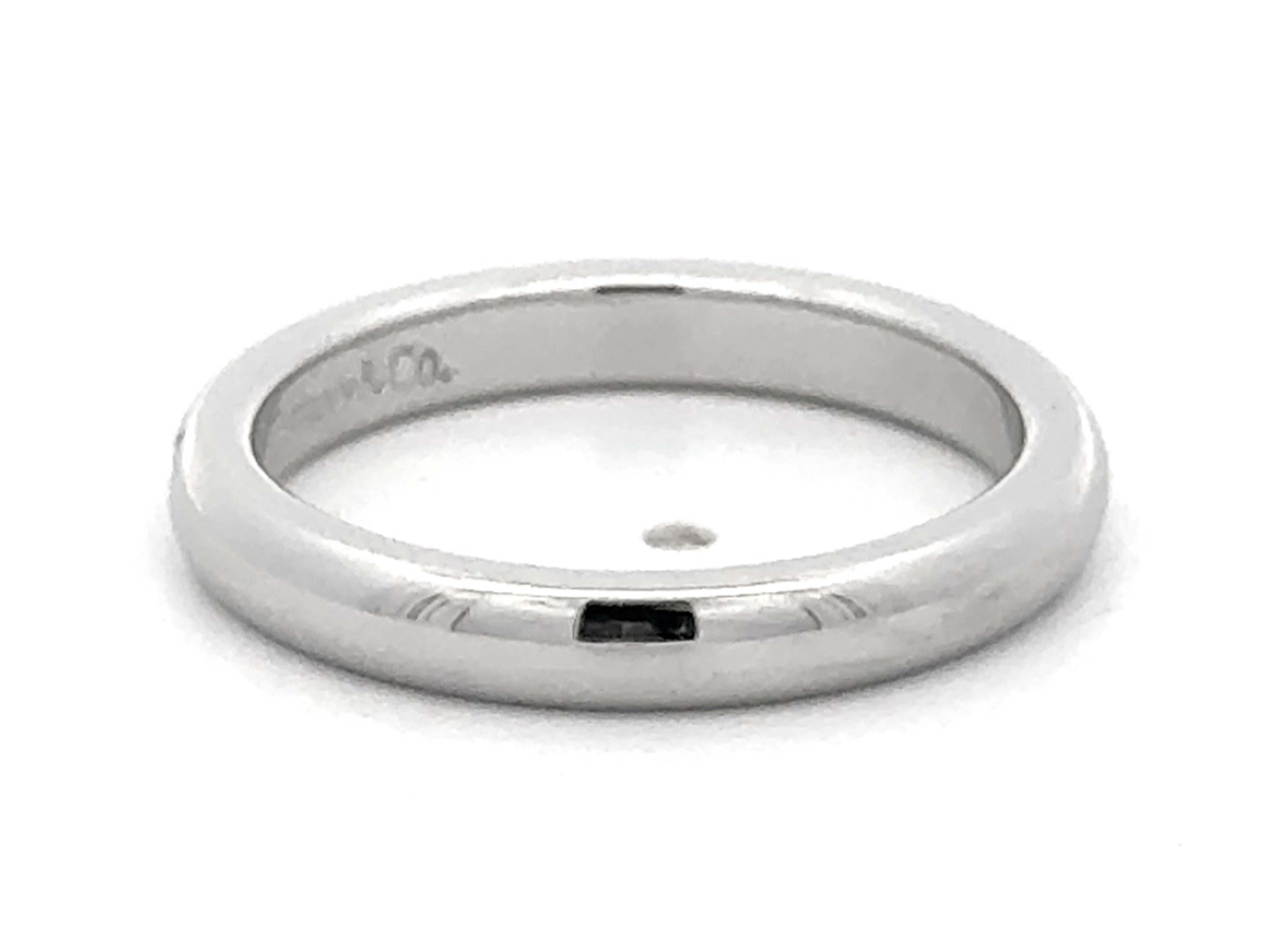 Elsa Peretti Tiffany & Co. Alianza de Diamantes Platino Talla 5.5 en venta 4
