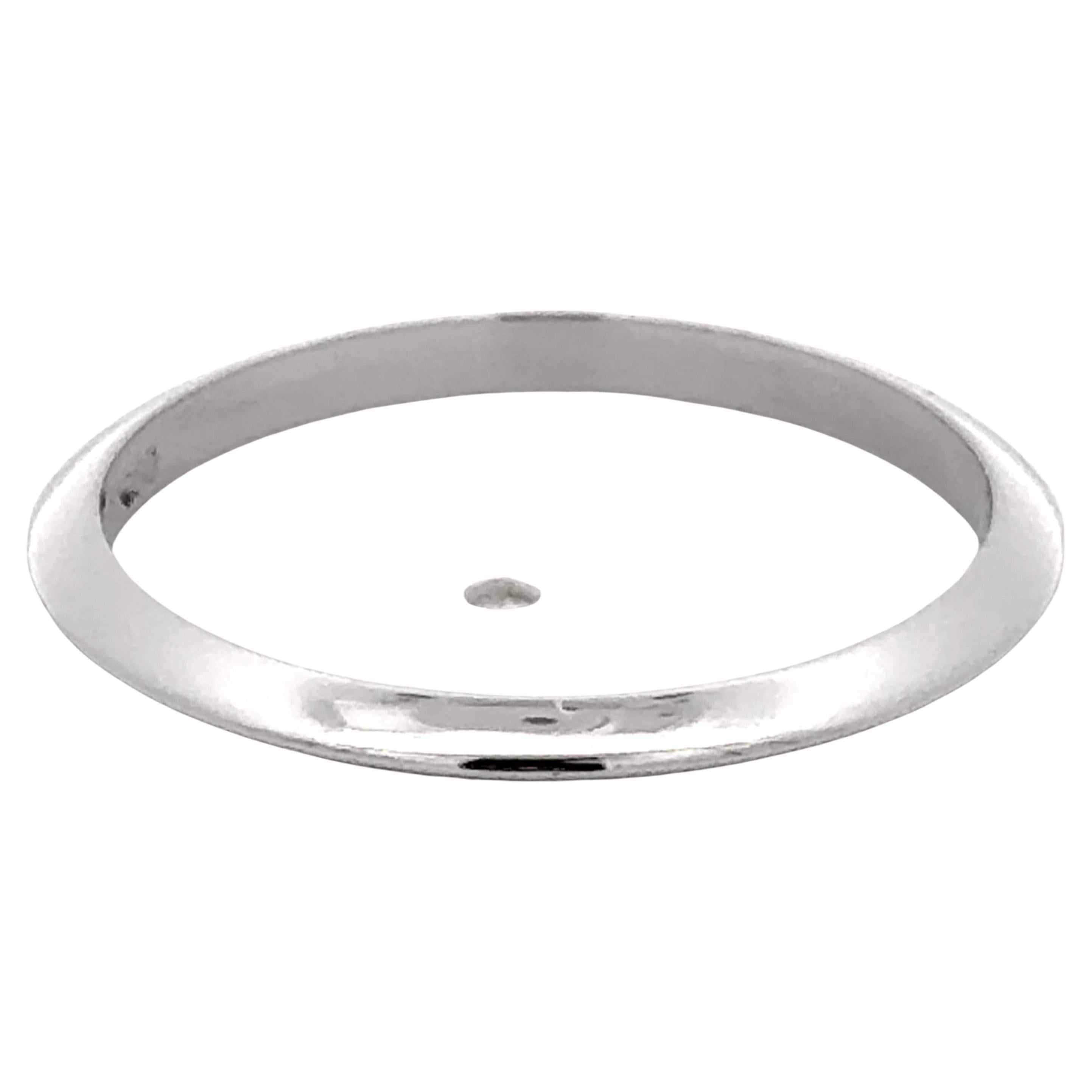 Elsa Peretti Tiffany & Co. Alianza de Diamantes Platino Talla 5.5
