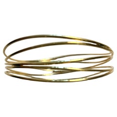 Elsa Peretti for Tiffany & Co. Five Row Wellenarmband 18k Gold