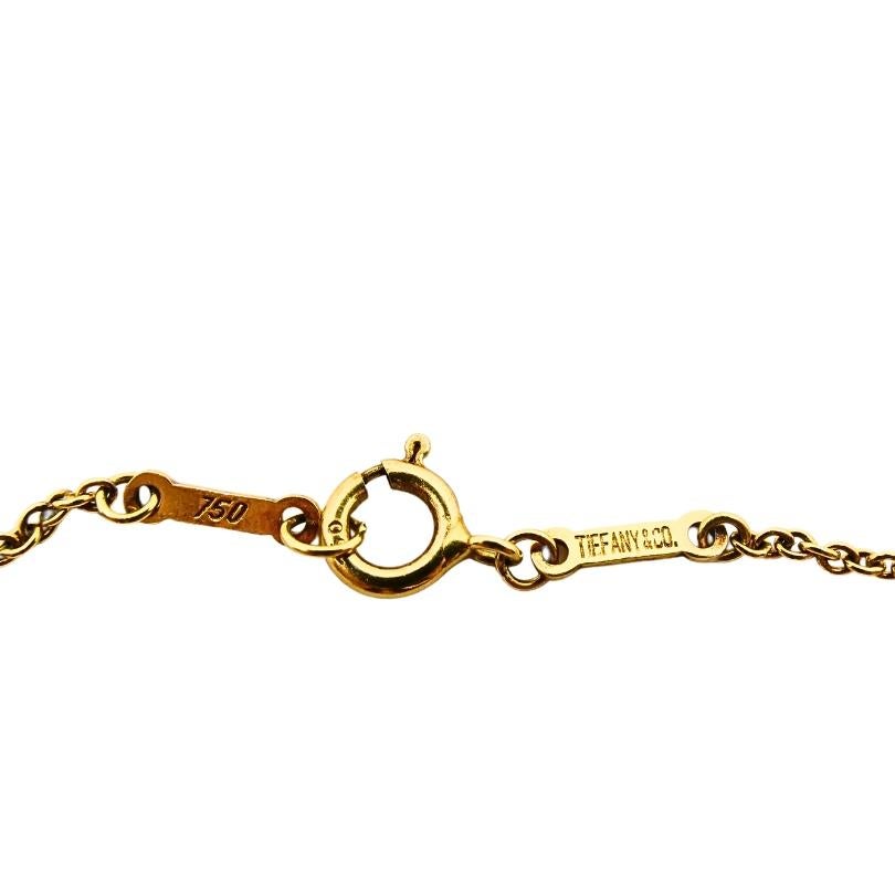 Elsa Peretti Tiffany & Co. Heart  Pendant 18K Gold  Necklace 4