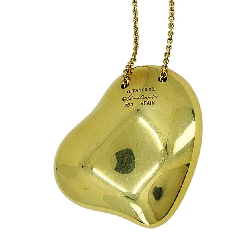 Elsa Peretti Tiffany & Co. Heart  Pendant 18K Gold  Necklace 5