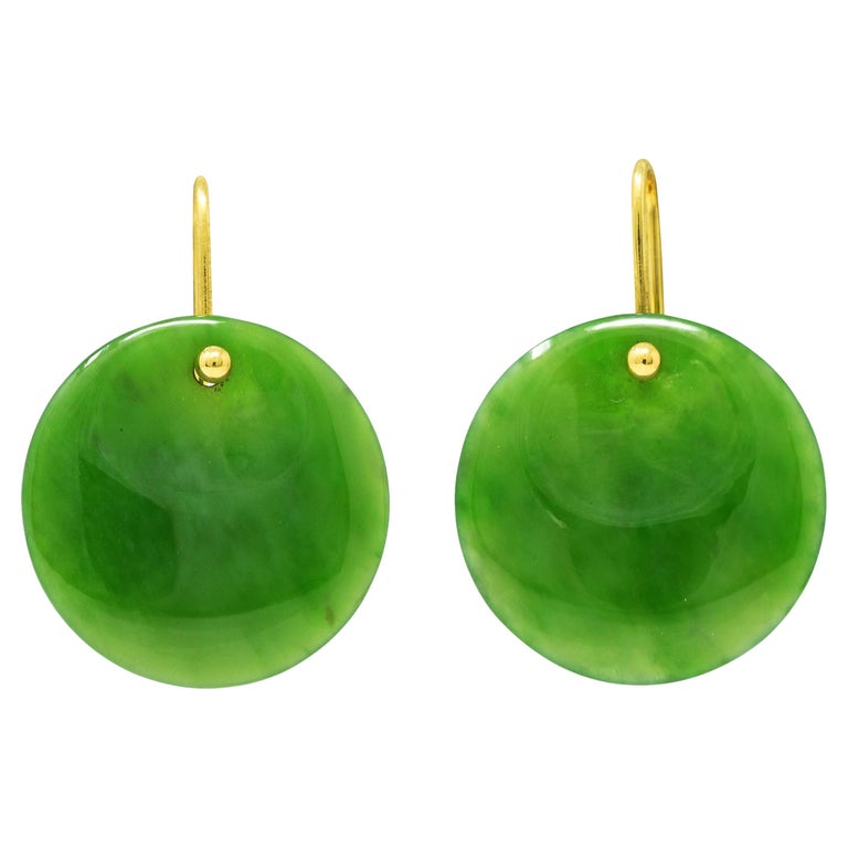 Tiffany jade earrings clearance