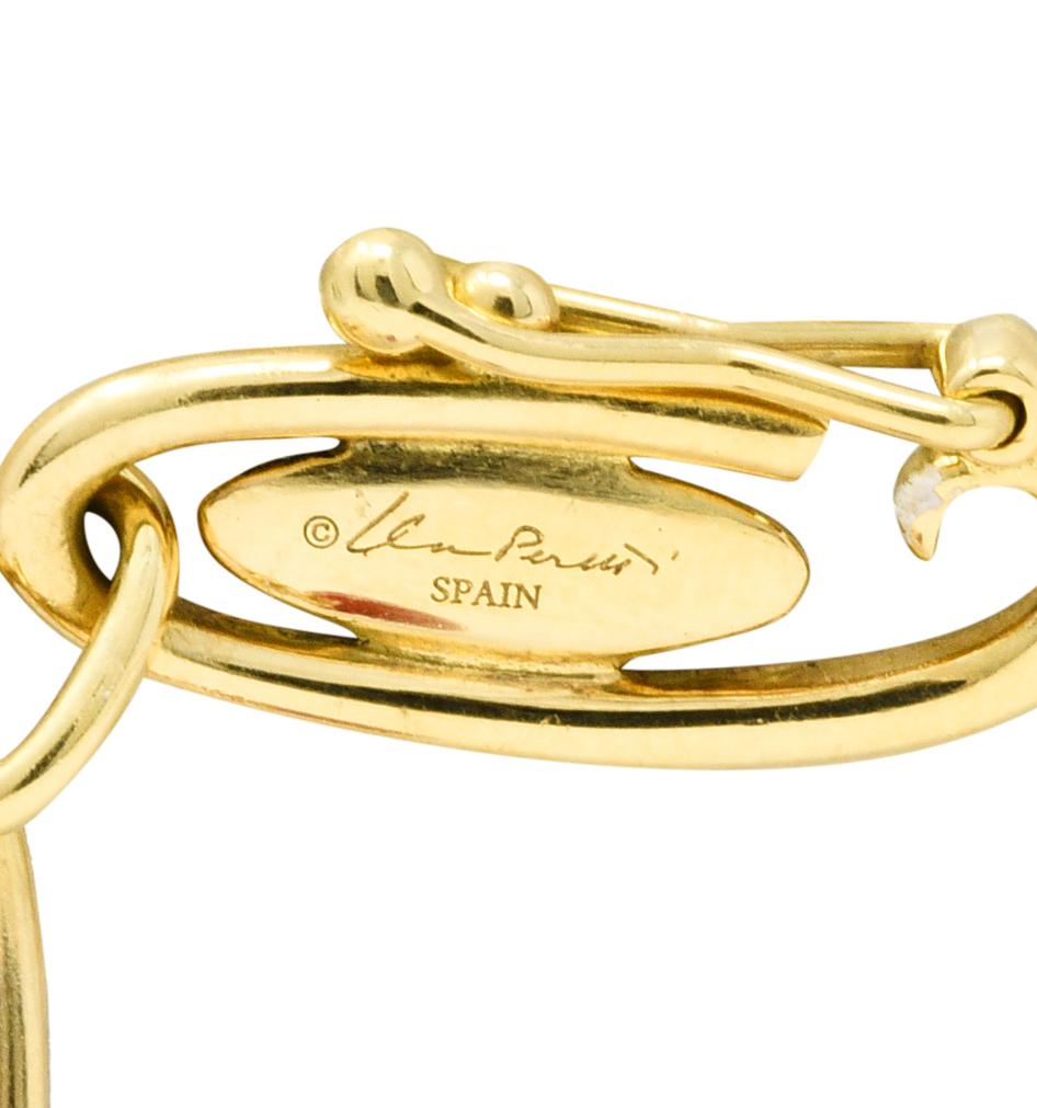 tiffany charm bracelet with five charms
