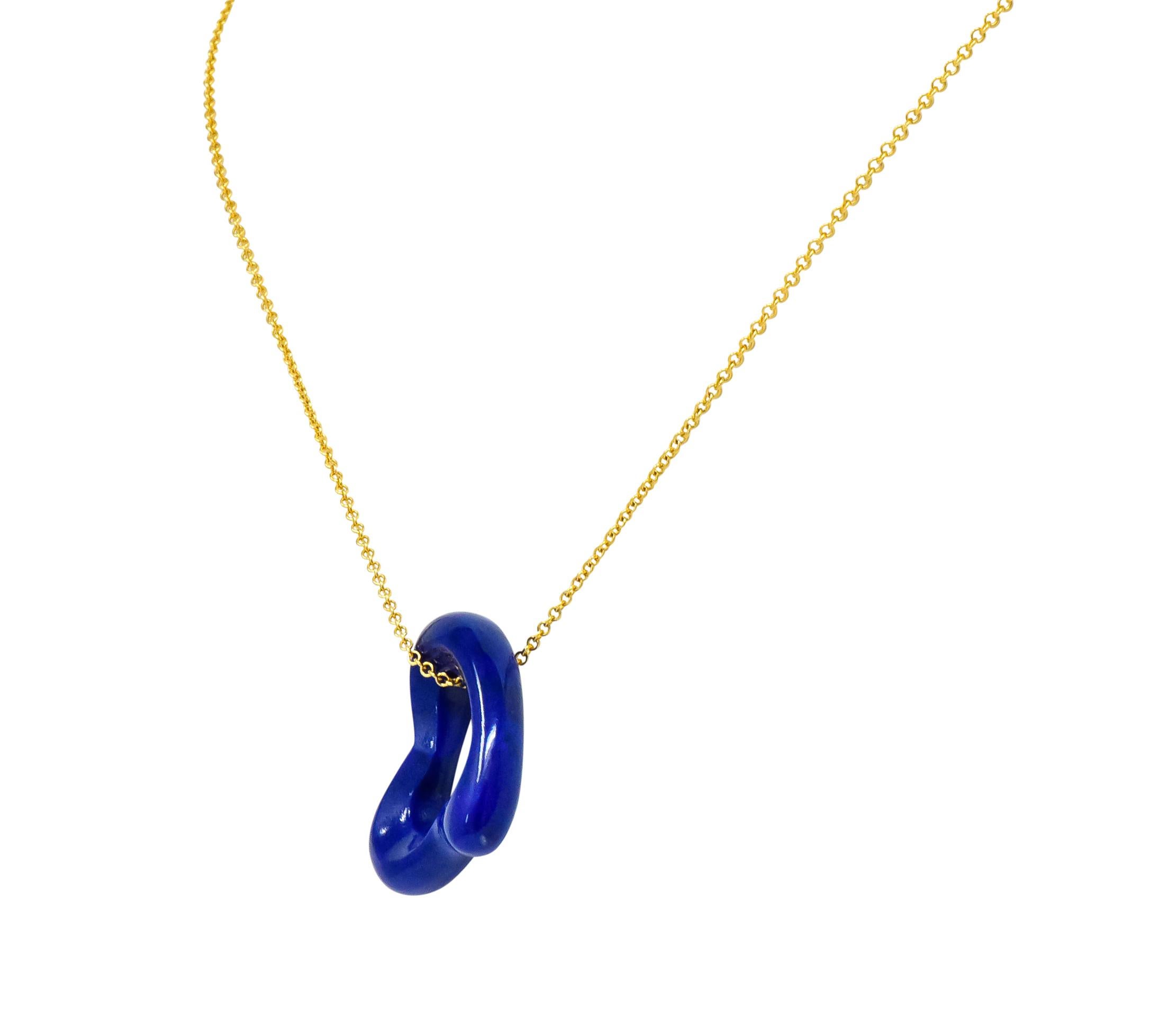 lapis lazuli heart necklace