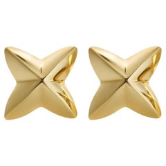 Elsa Peretti Tiffany & Co. Northern Star Stud Earrings in 18K Yellow Gold