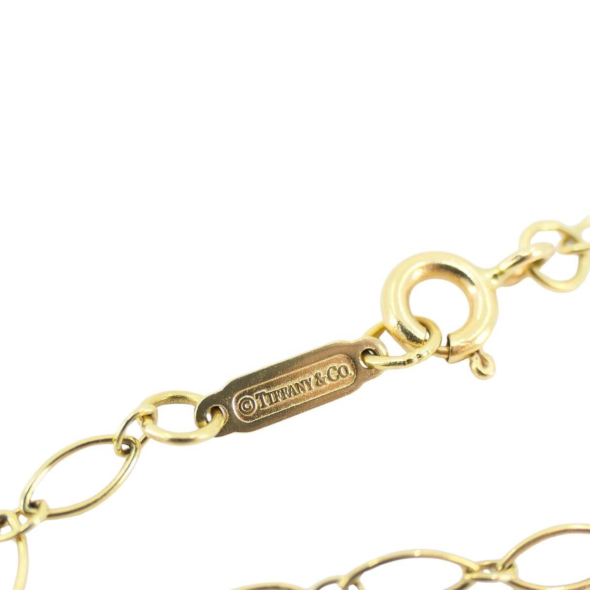 Elsa Peretti for Tiffany & Co. Collana con ciondolo a forma di cuore aperto in vendita 6