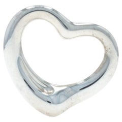 Elsa Peretti Tiffany & Co. Open Heart Pendant Pendant - Sterling Silver 925 Love