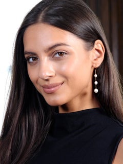 Elsa Peretti Tiffany & Co. Pearl 18K Pearls-By-The-Yard Drop Earrings