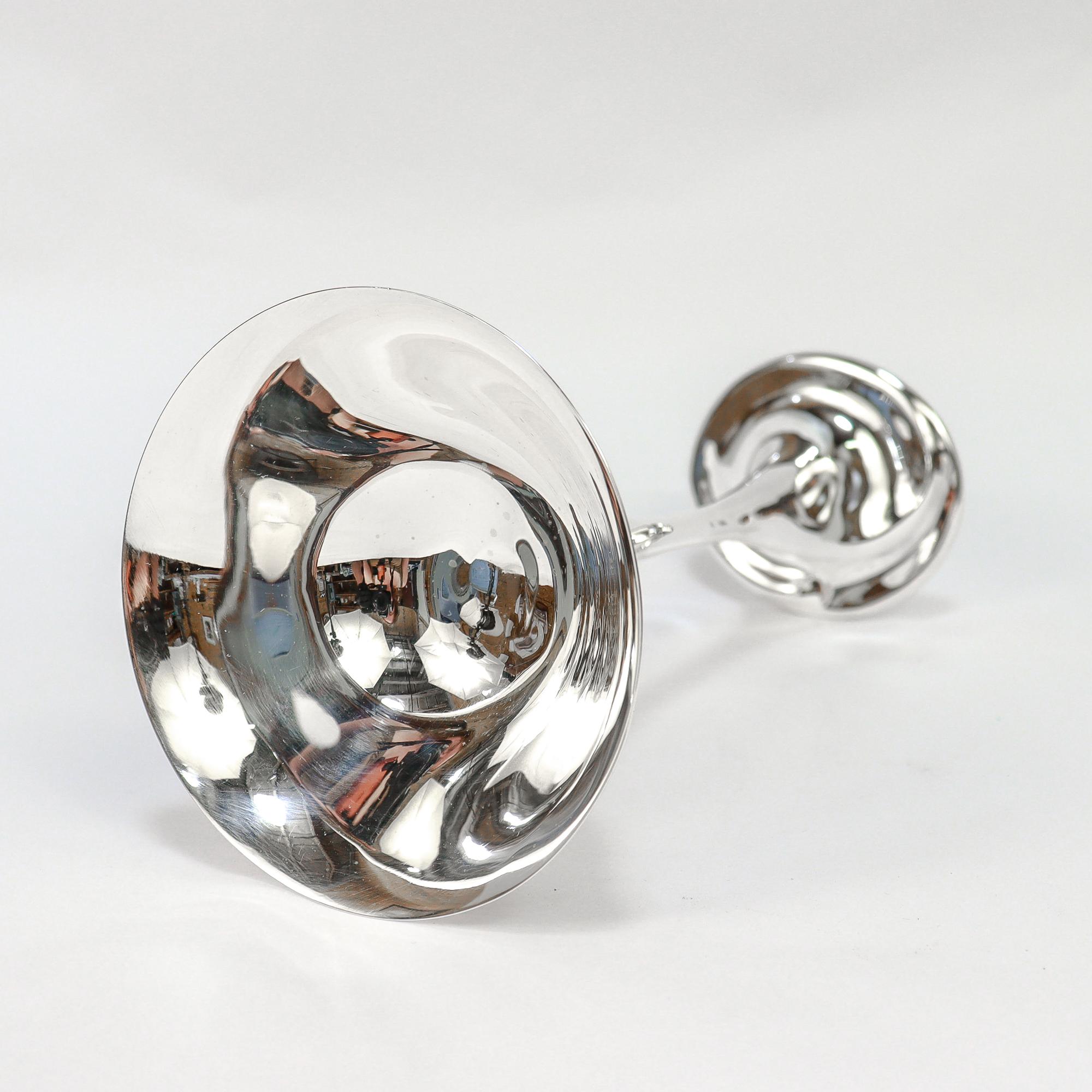 Elsa Peretti for Tiffany & Co. Bicchiere o stelo per champagne in argento sterling in vendita 3