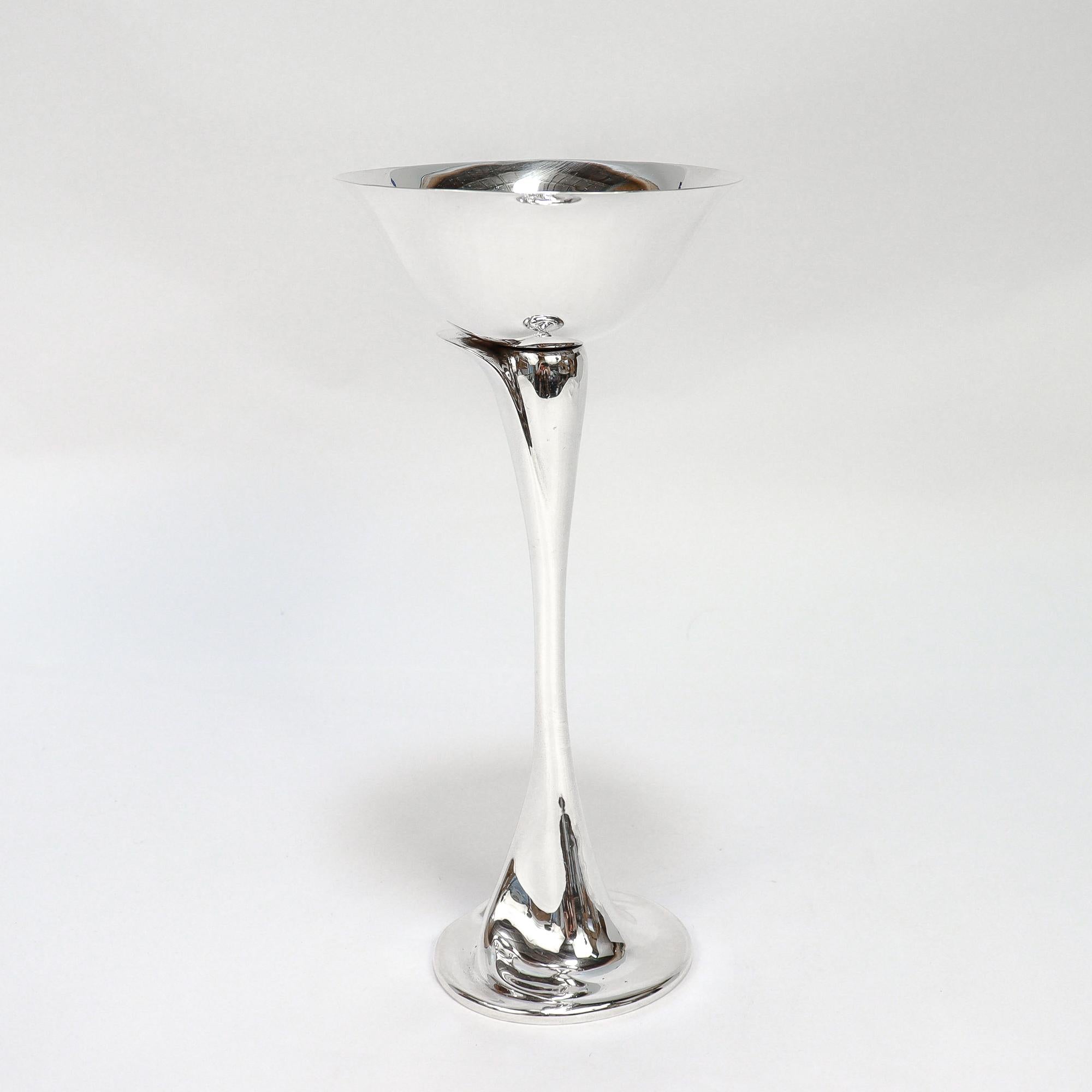 XX secolo Elsa Peretti for Tiffany & Co. Bicchiere o stelo per champagne in argento sterling in vendita