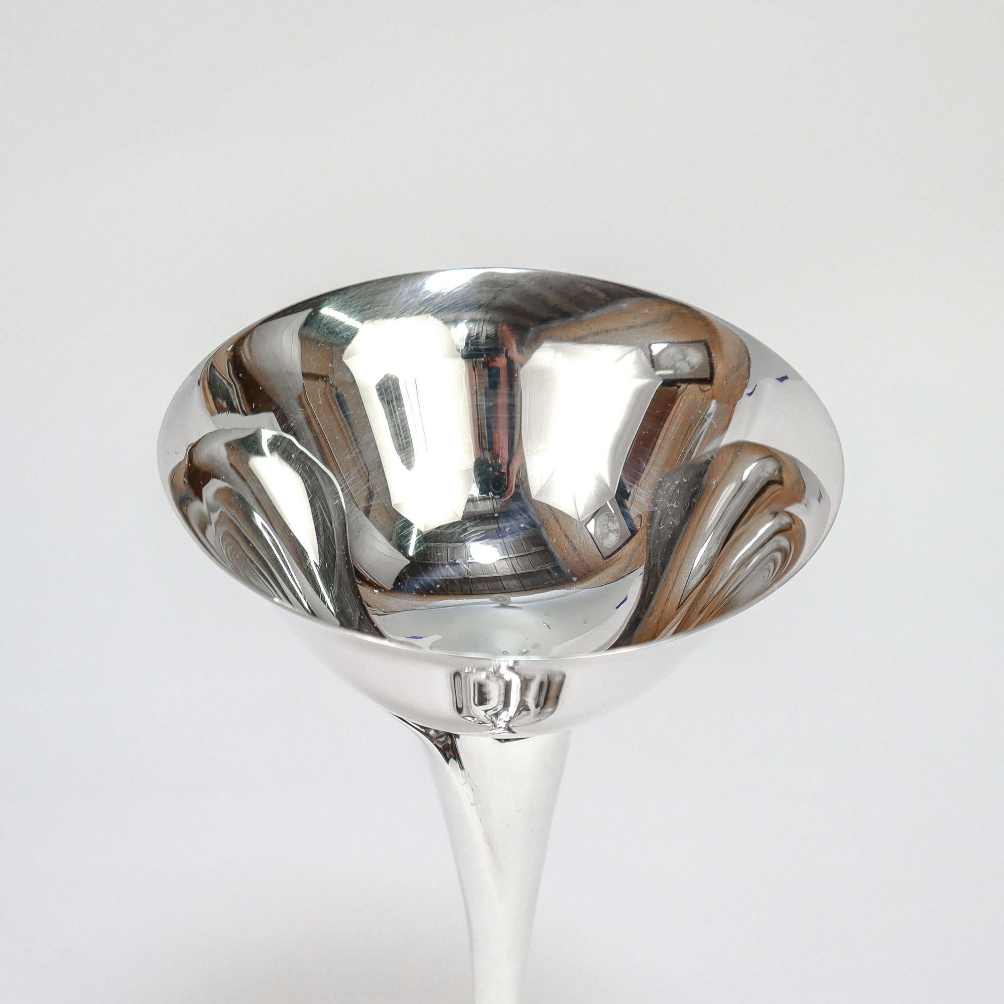 Elsa Peretti for Tiffany & Co. Bicchiere o stelo per champagne in argento sterling in vendita 1