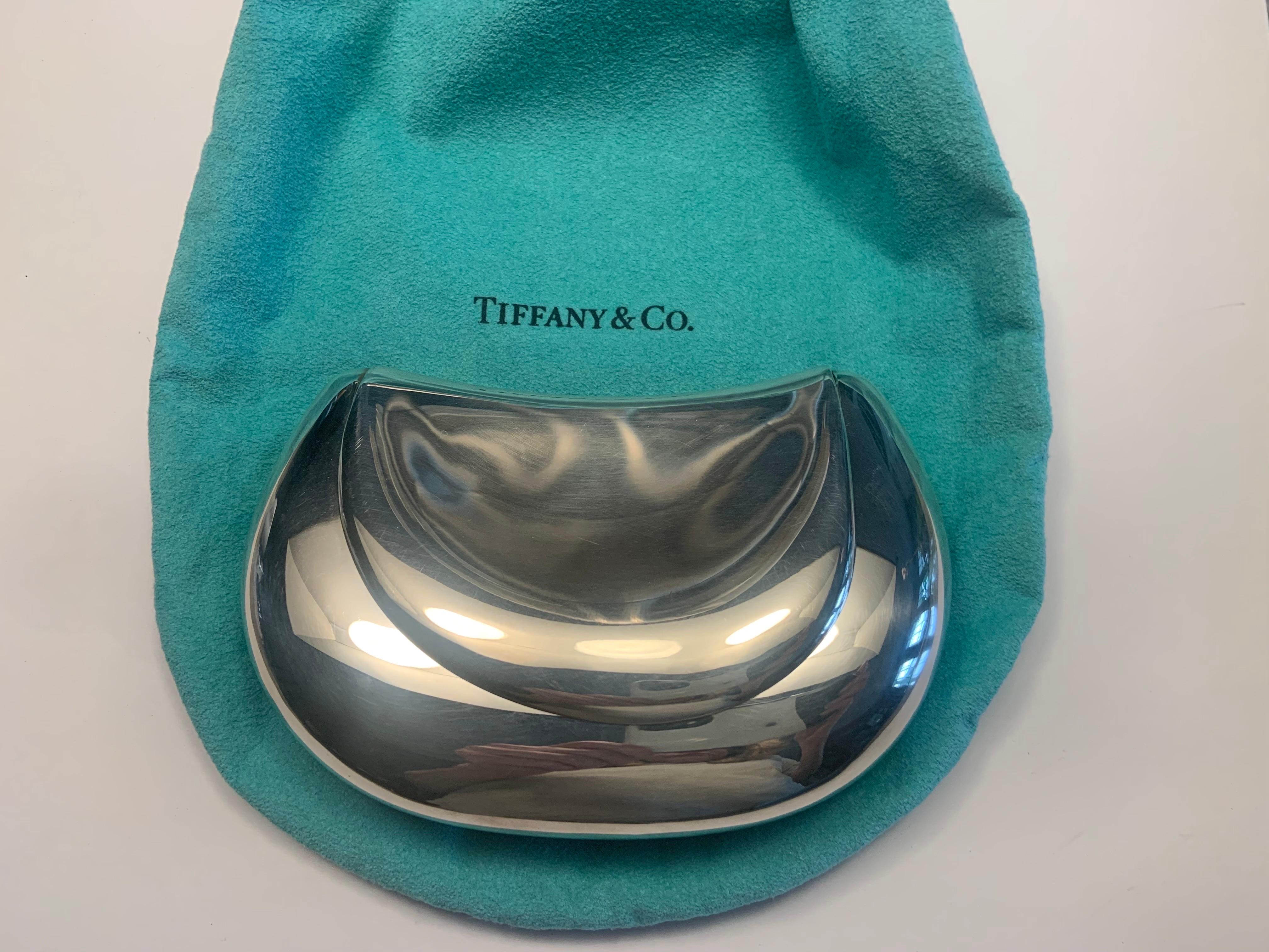 Elsa Peretti Tiffany & Co Sterling Silver Saddle Clutch Bag 8