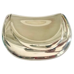 Elsa Peretti for Tiffany & Co. Sterling Silver Saddle Clutch Bag