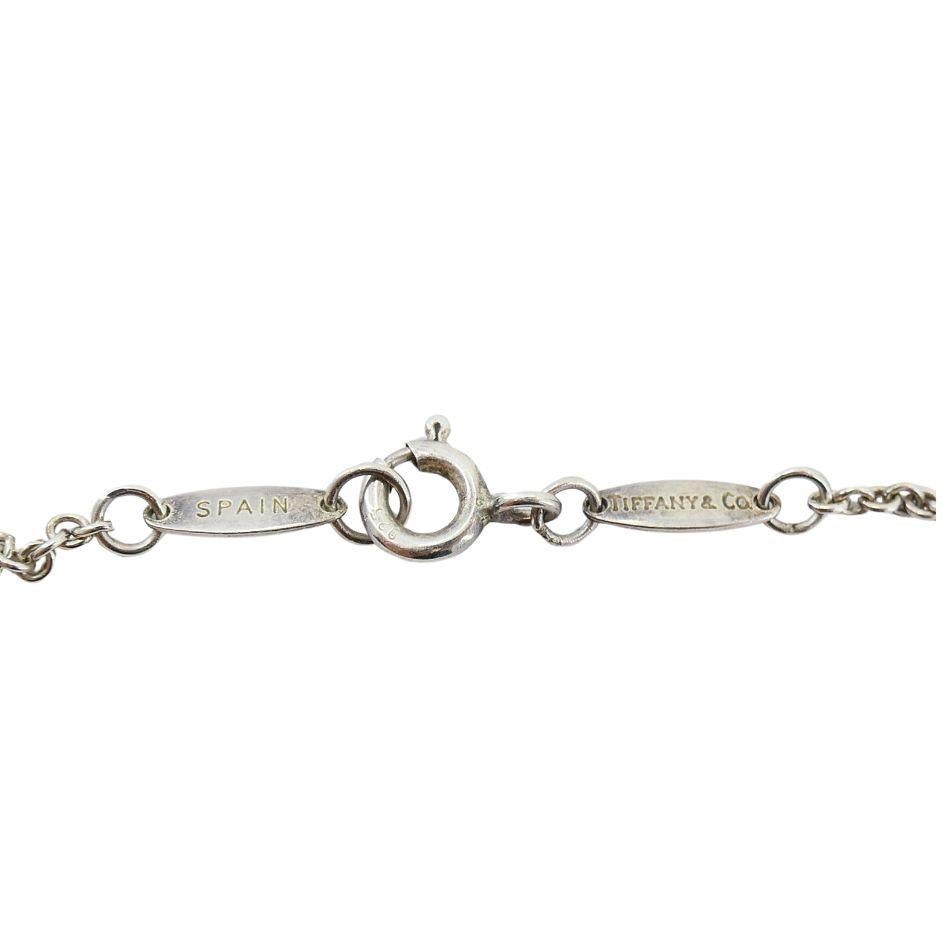 Elsa Peretti Tiffany & Co. Sterling Silver Small Open Bottle Pendant 7