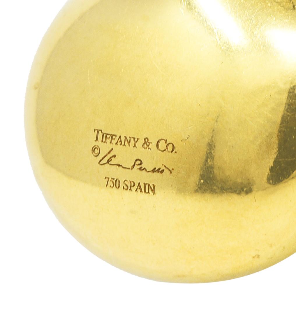 Contemporary Elsa Peretti Tiffany & Co. Turquoise 18 Karat Gold Bottle Necklace