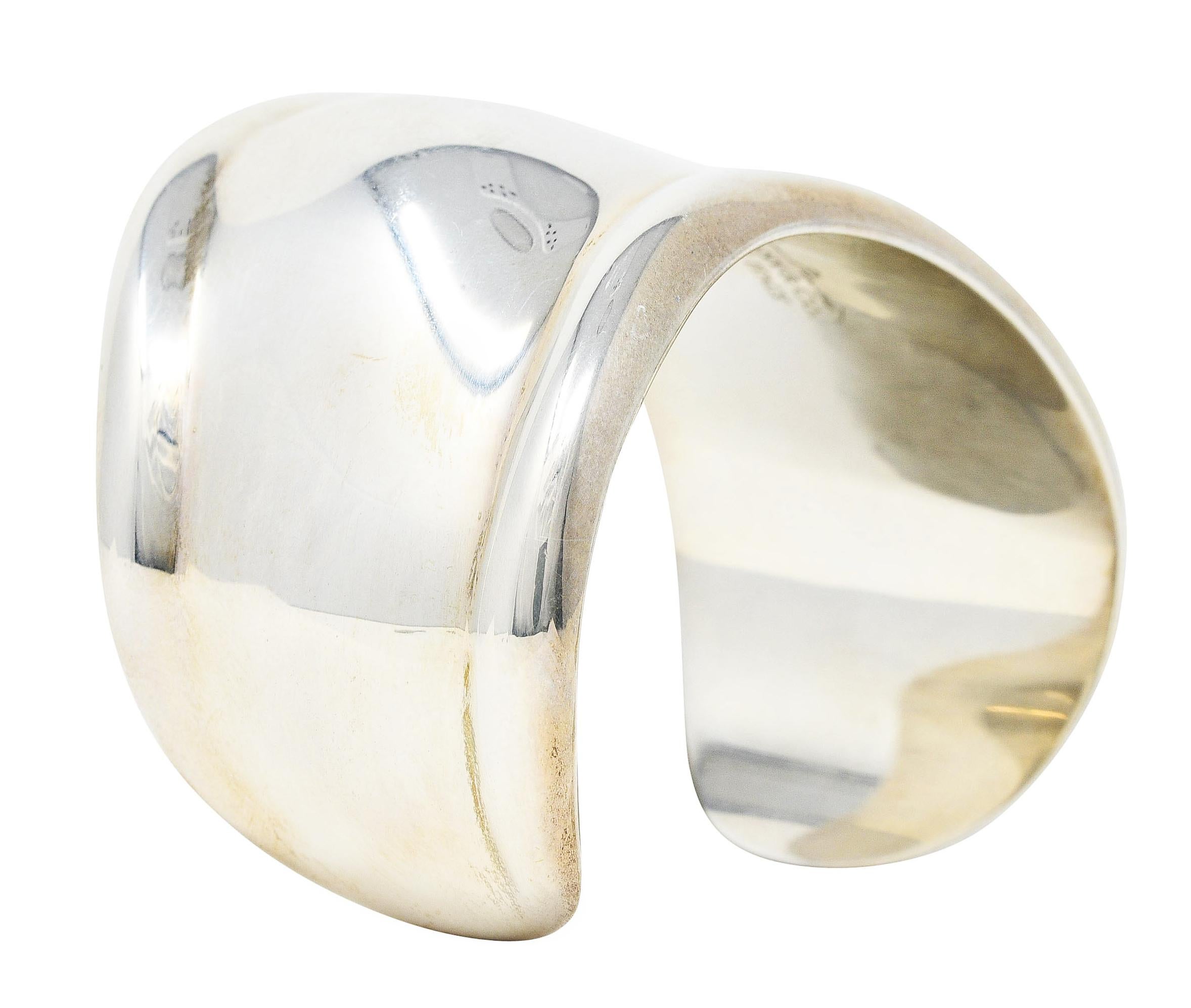Elsa Peretti Tiffany & Co. Vintage Sterling Silver 38 MM Small Bone Cuff Bracele 2