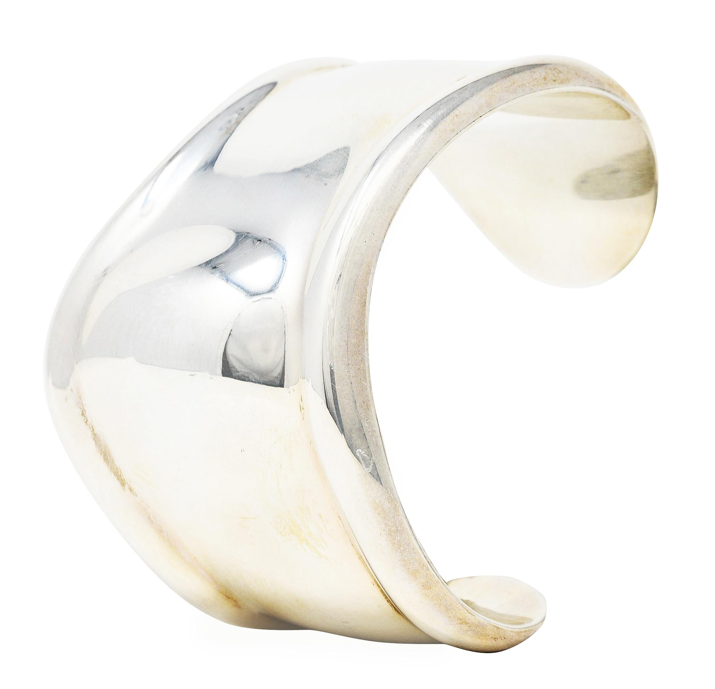 Elsa Peretti Tiffany & Co. Vintage Sterling Silver 38 MM Small Bone Cuff Bracele 3