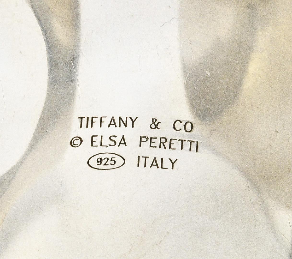 Contemporary Elsa Peretti Tiffany & Co Vintage Sterling Silver Medium Bone Cuff Bracelet