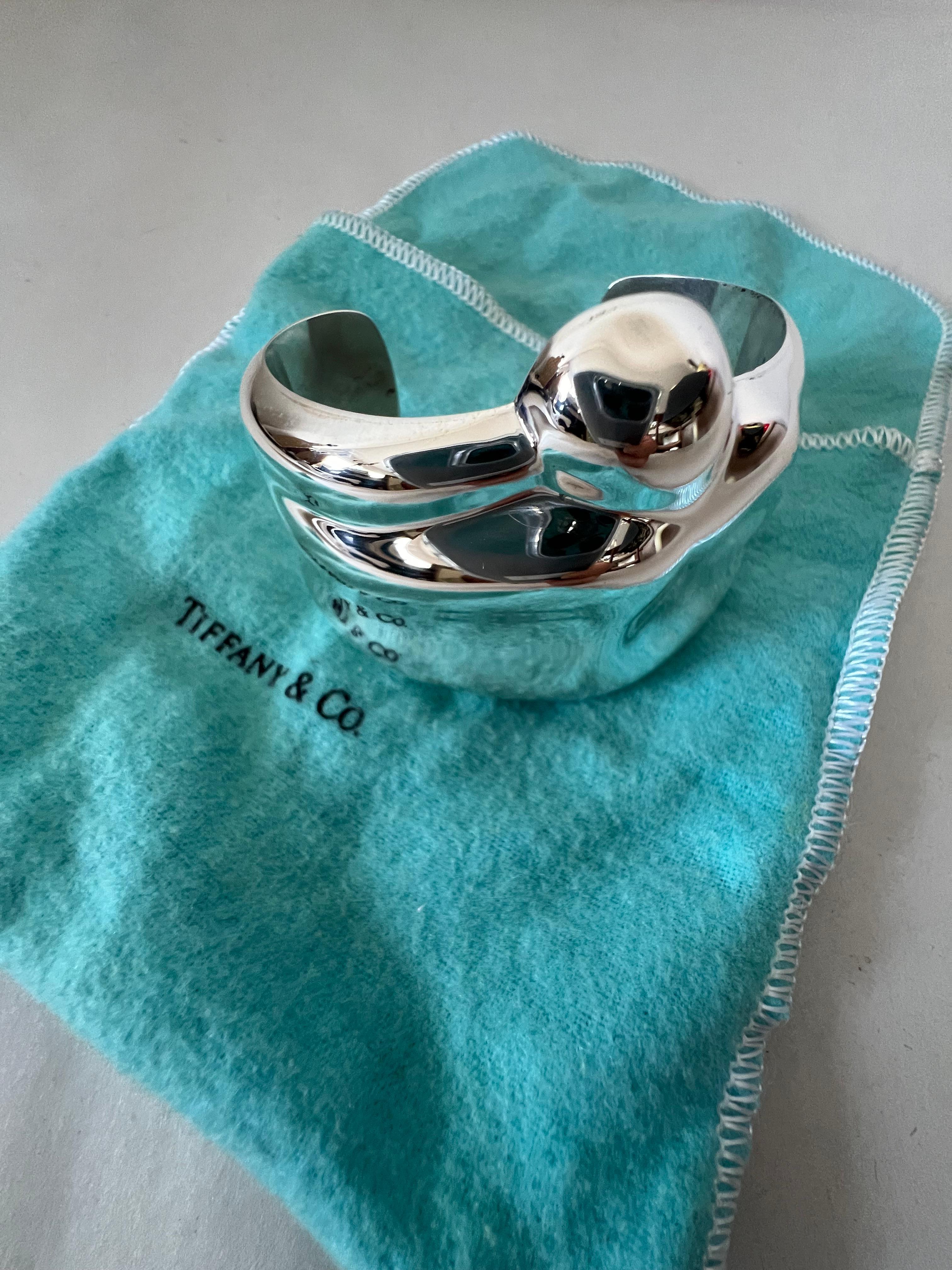 Elsa Peretti Tiffany Polished Sterling Cuff Bracelet 1982 For Sale 7