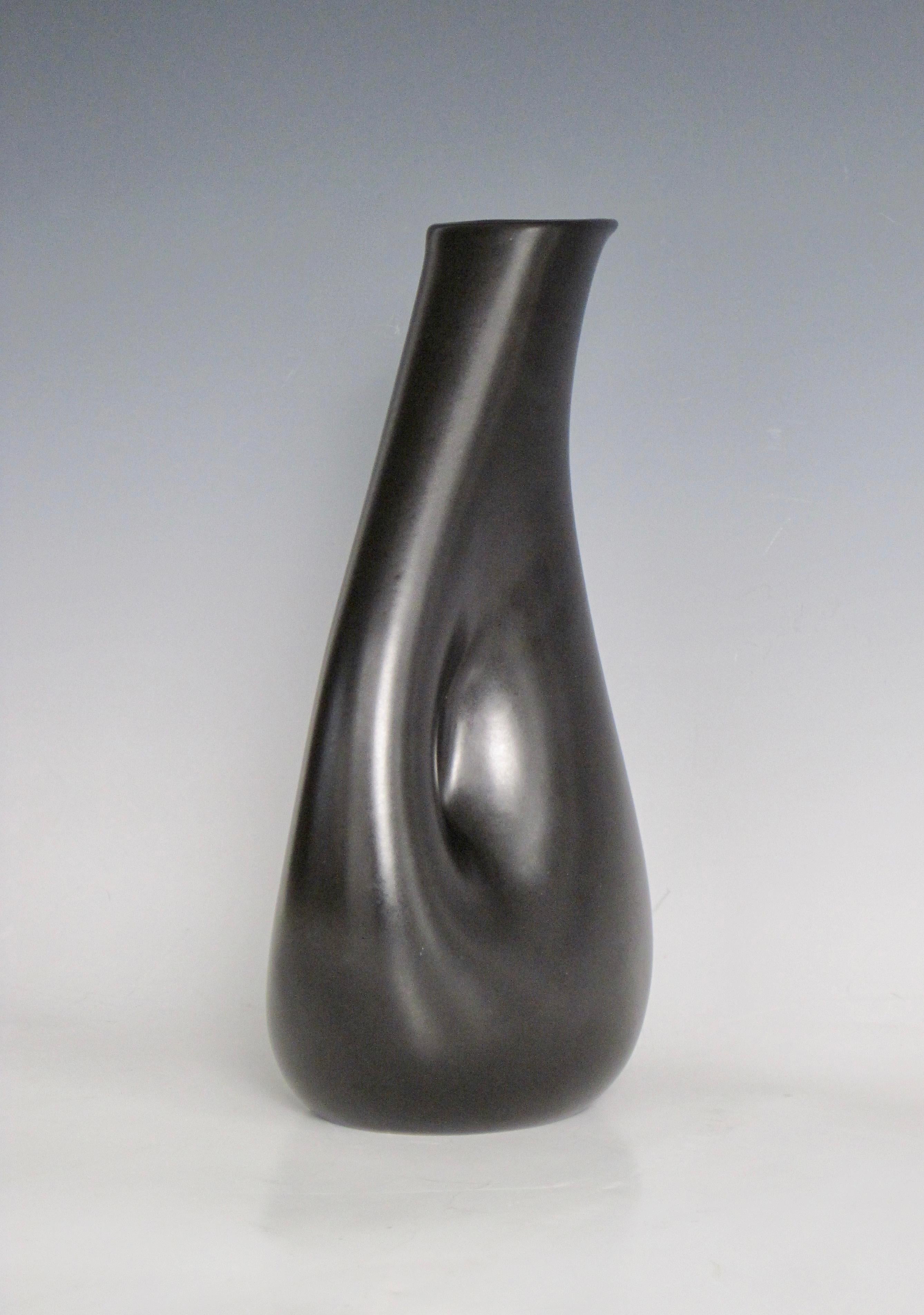 20th Century Elsa Perretti for Tiffany Teardrop Carafe in Matte Black