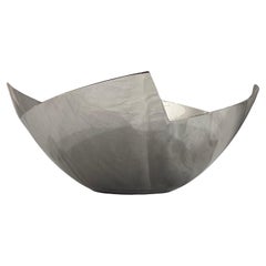 Elsa Rady for Swid Powell Silver Plate Post Modern Form Bowl or Vessel Argentina