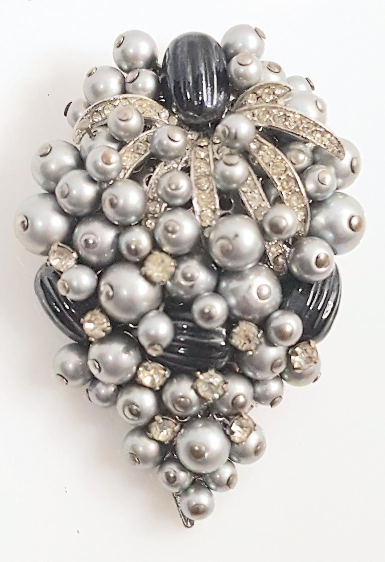 Art Deco Couture Schiaparelli Schlumberger Period Glass  display picture 2