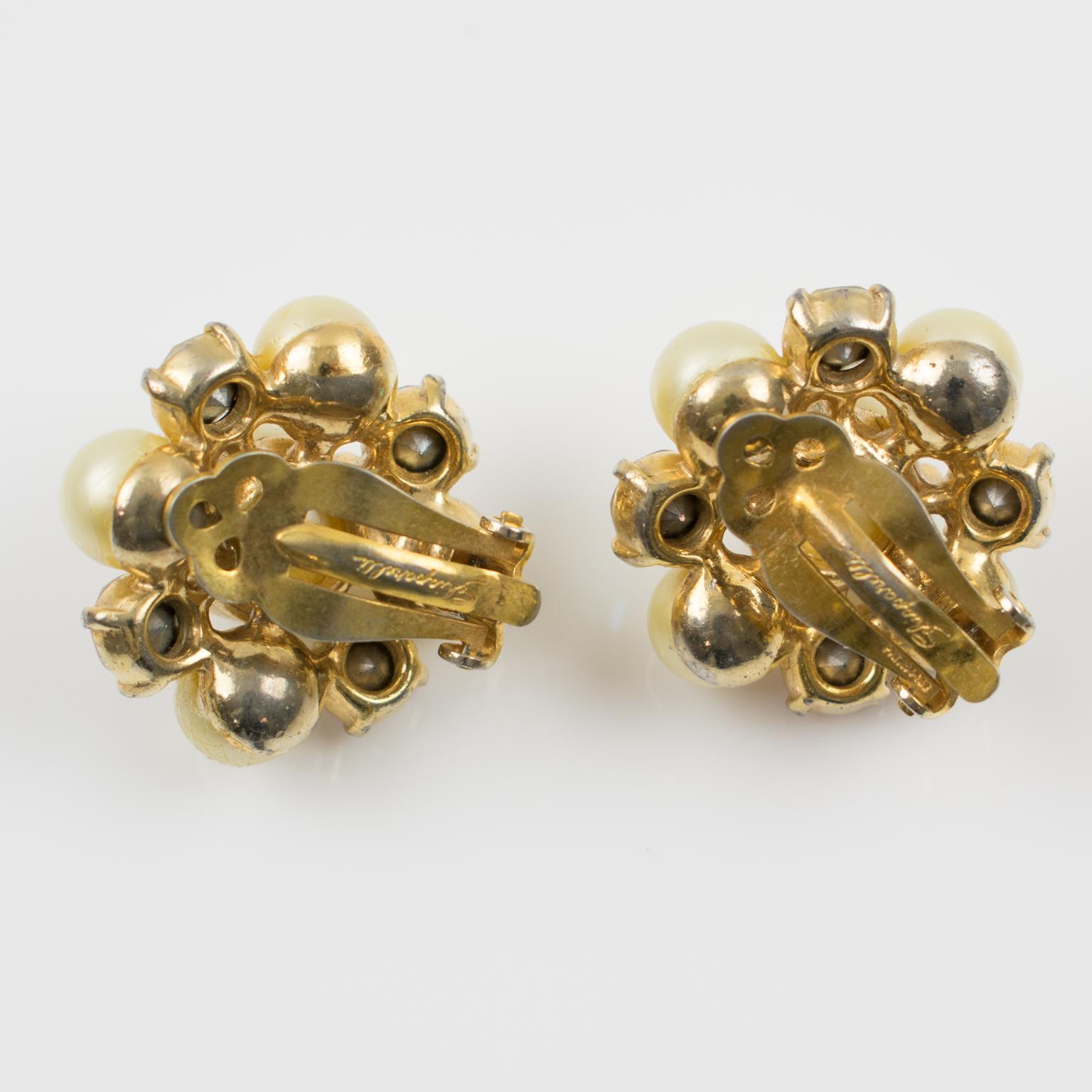 elsa clip on earrings