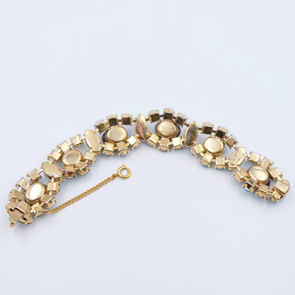 Elsa Schiaparelli Rhinestone Bracelet In Excellent Condition For Sale In Austin, TX