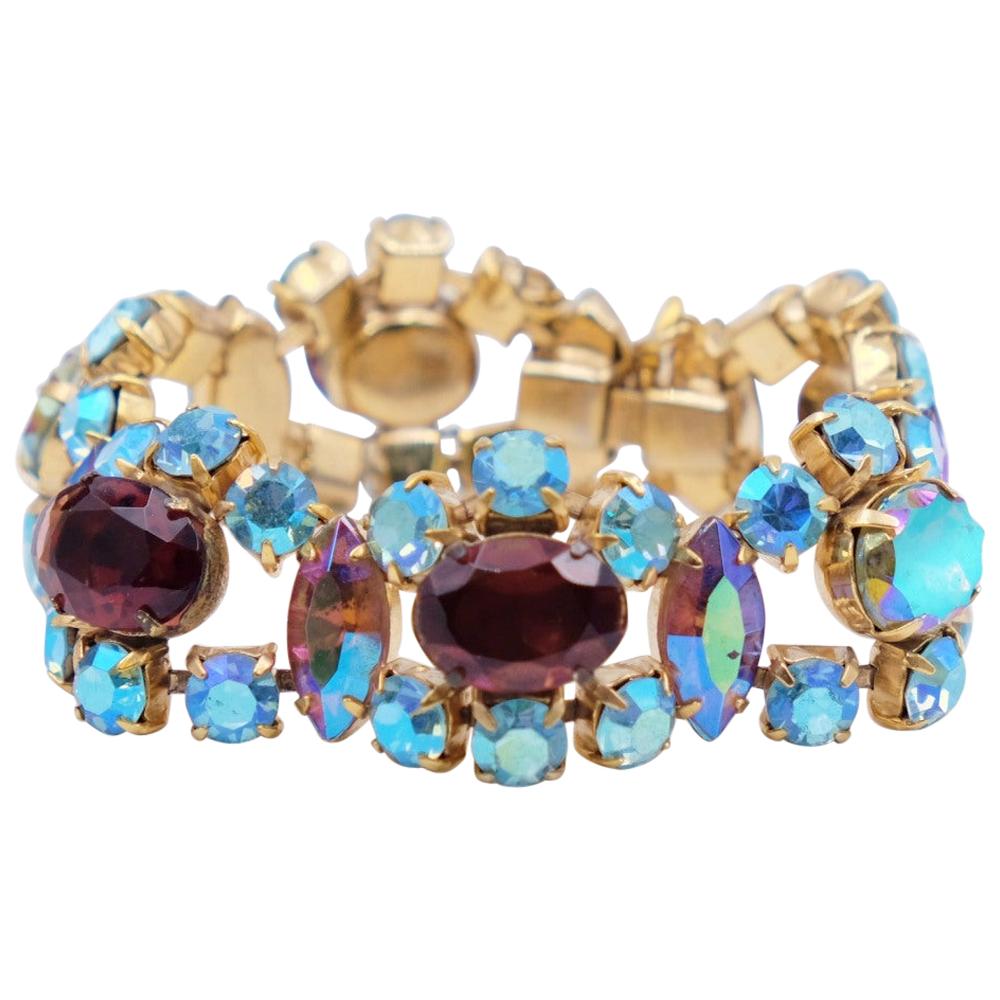 Elsa Schiaparelli Rhinestone Bracelet For Sale