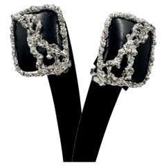 Elsa Schiaparelli vintage clip-on earrings, 1970s