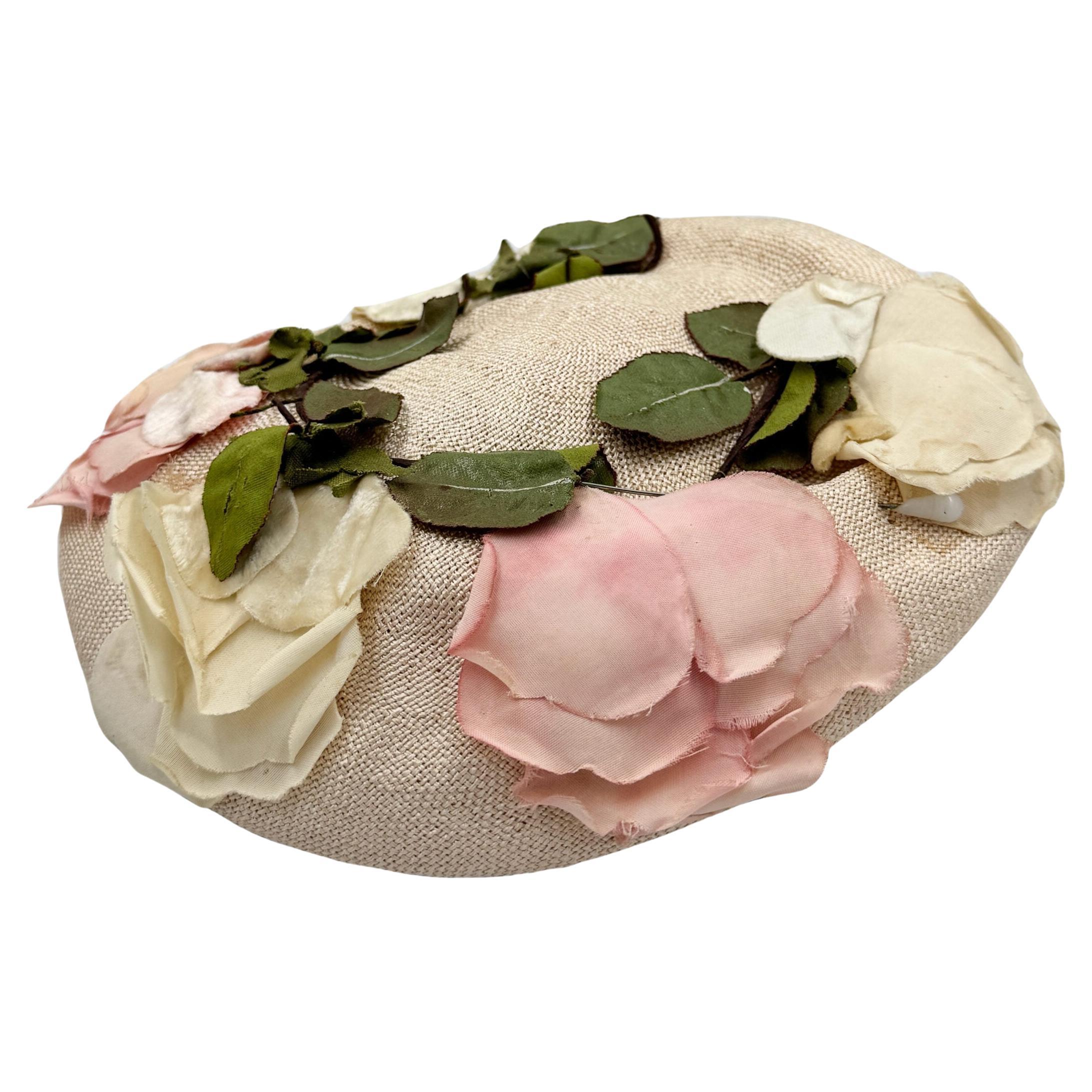 Cappello vintage Elsa Schiaperelli, anni '50