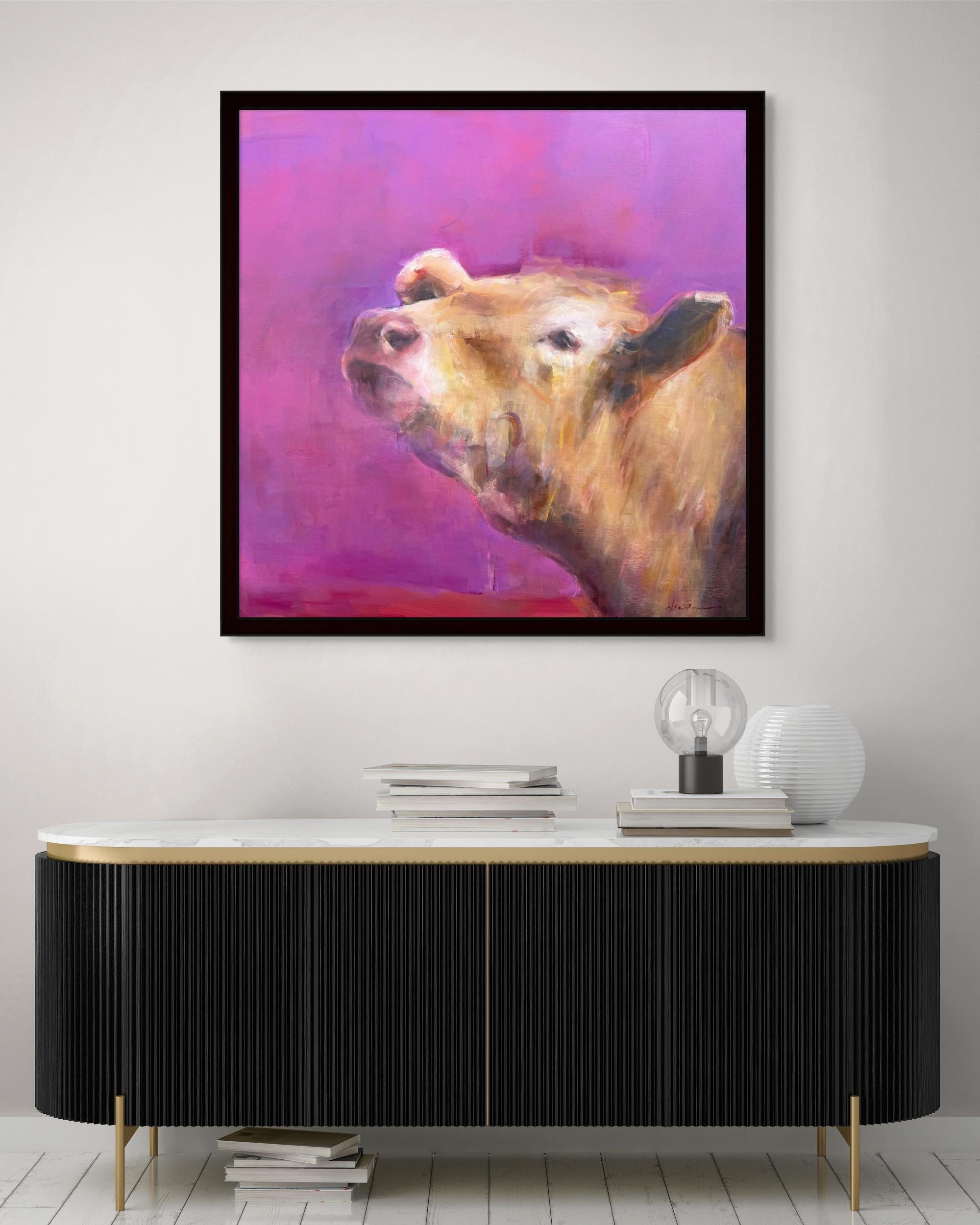 Peppercorn 111 (2024) Expressionist Animal Portrait, Original Oil Painting For Sale 1