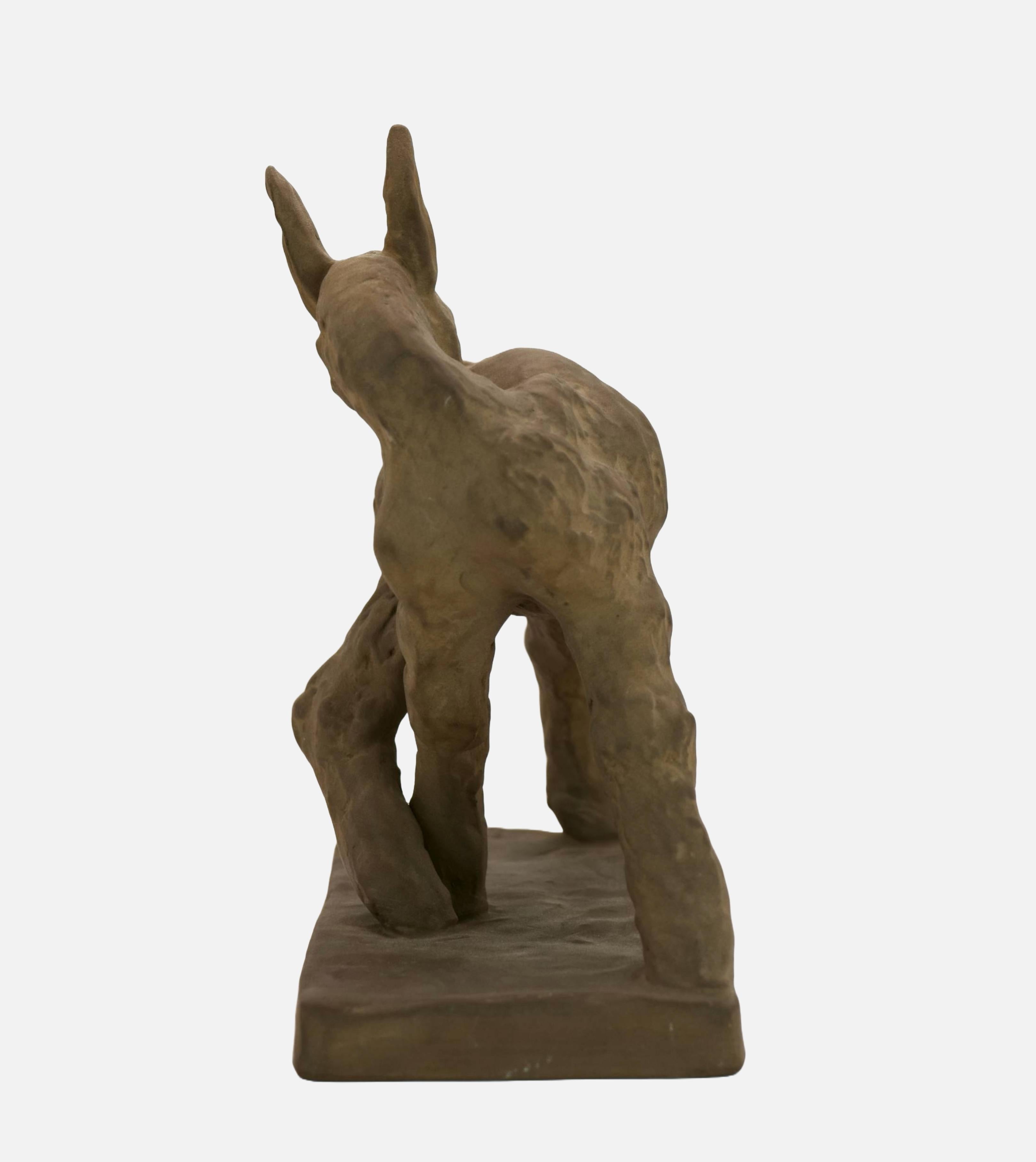 Bach, Else Bach (1899 Heidelberg - 1951 Pforzheim), Capretta, 1935-40 ca.
Else Bach (1899 Heidelberg - 1951 Pforzheim), Capretto, 1935-40 circa. Terracotta, firmata 