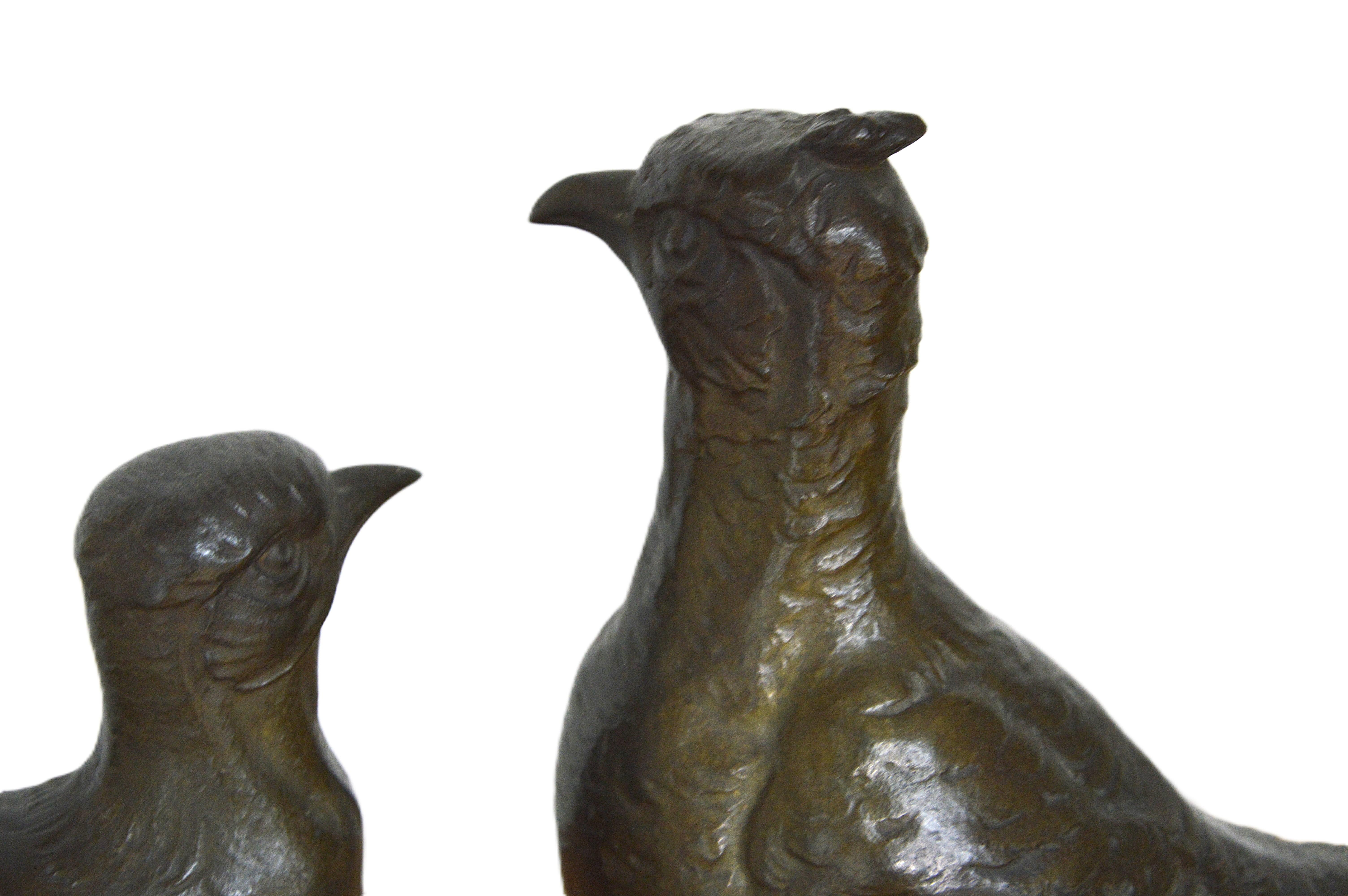 Else FÜRST (1873-1943), Fasane Foundry stamp of the Berlin foundry Kraas - Sculpture by Else Fürst
