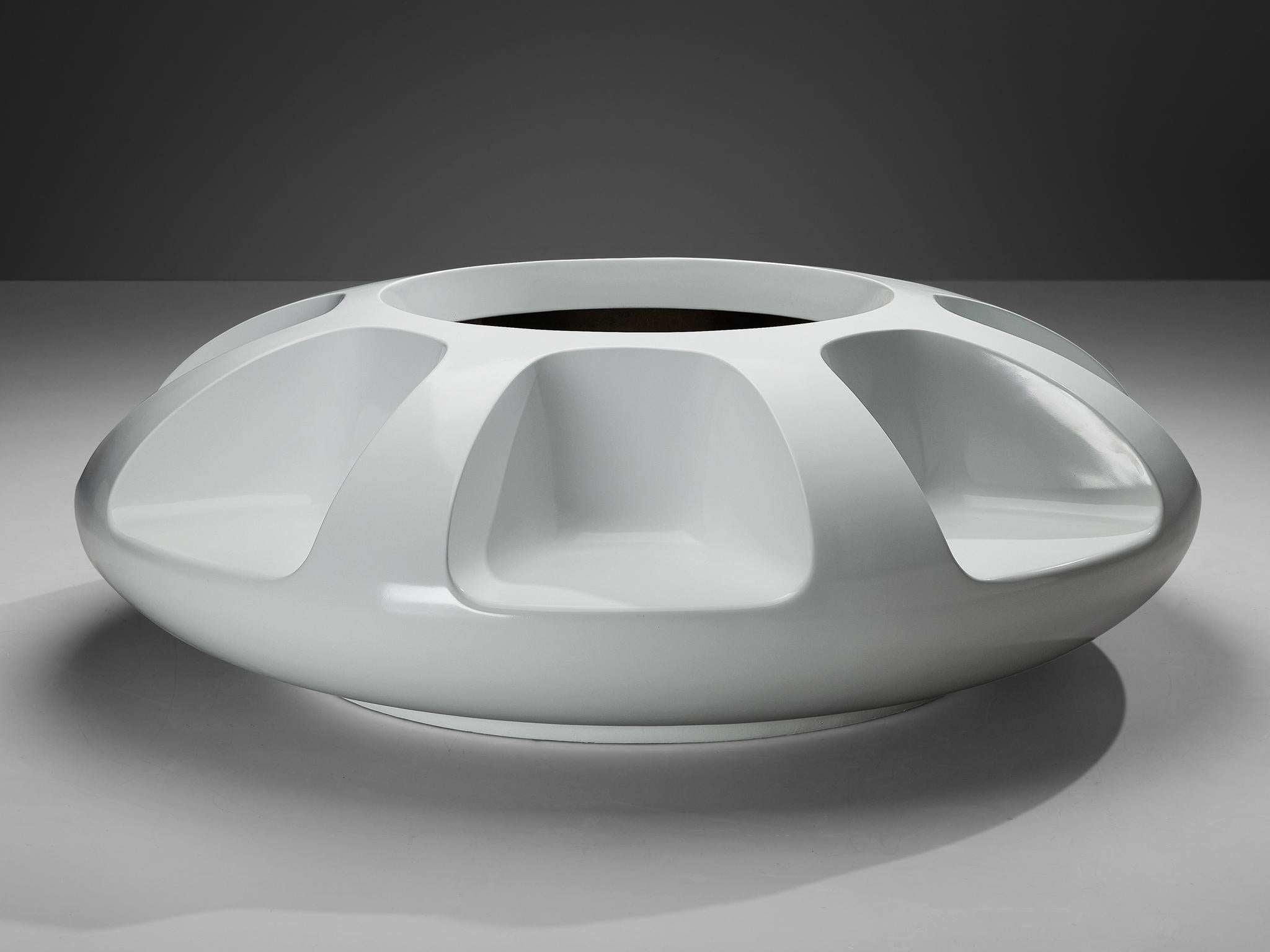 Postmoderne Elsie Crawford pour Sintoform grand canapé « Carousel » à 8 places en fibre de verre en vente