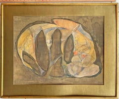 Pre-War Abstraction - Modernism - Tan Bronze Tope - Nonrepresentational