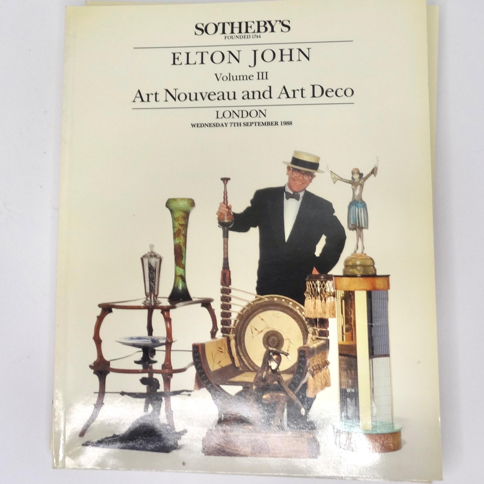 Sothebys Buchsammlung von Elton John 1988 im Angebot 2