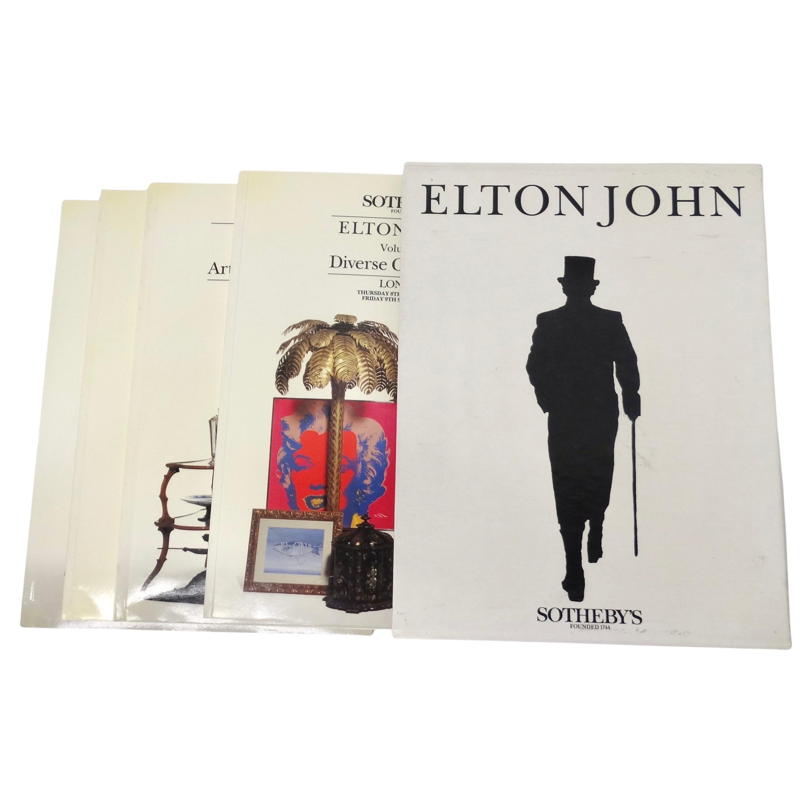 Elton John 1988 Sothebys Book Collection For Sale
