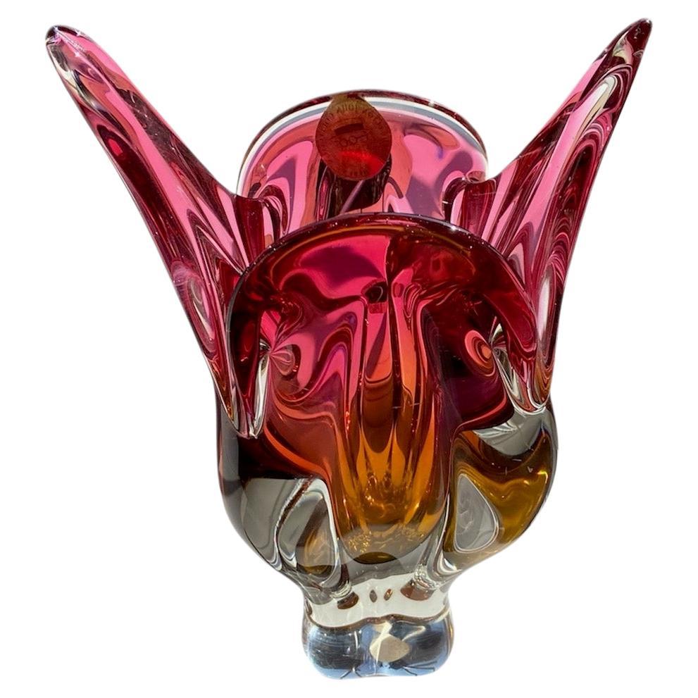 Mid-Century Modern Elton John Collection, a Mid-Century Art Glass Vase, from Sotheby's sale 1988 For Sale