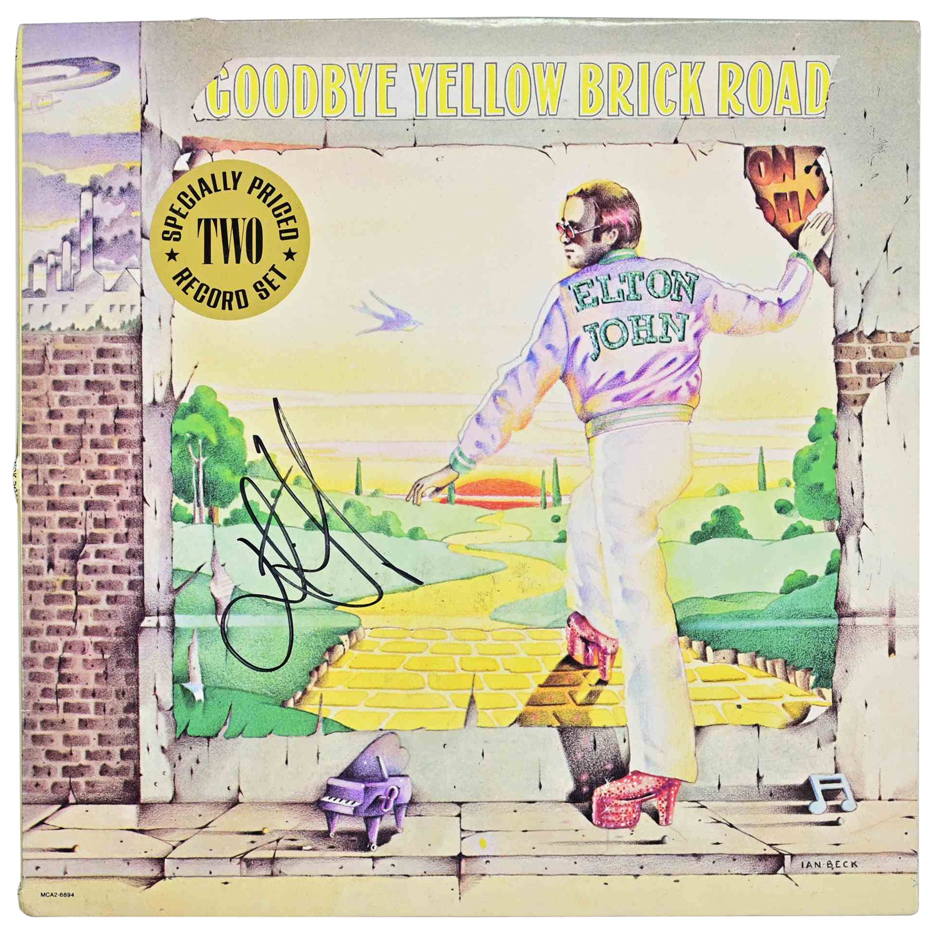 Elton Johns - Goodbye Yellow Brick Road (1973, MCA Records, MCA2-10003, U.S....