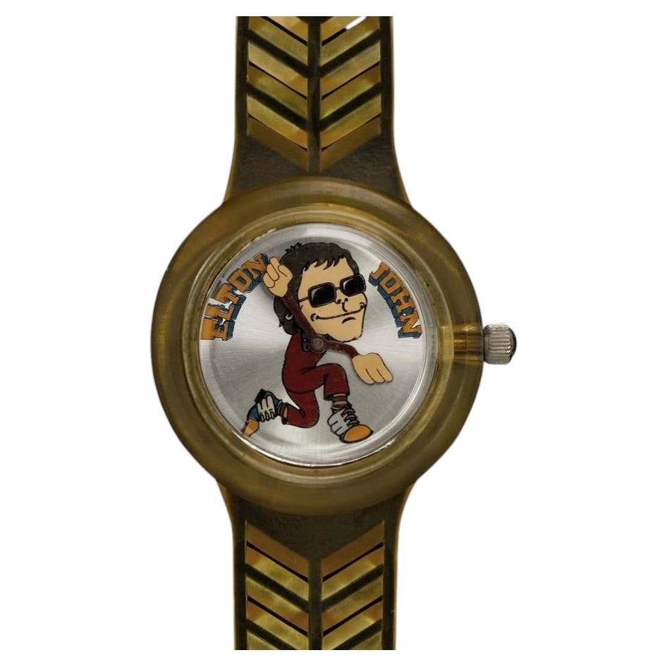 Elton John Owned & Gifted Wristwatch - 1970's Private Issue Swiss Watch For Sale