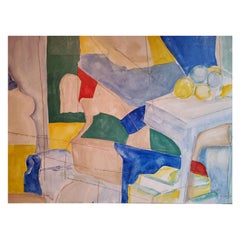 "Elusion II" Abstract Mixed-Media Painting by Louis Shields