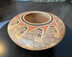 Elva Nampeyo Signed Native American Indian Hopi Tewa Pueblo Pottery Bowl Vase
