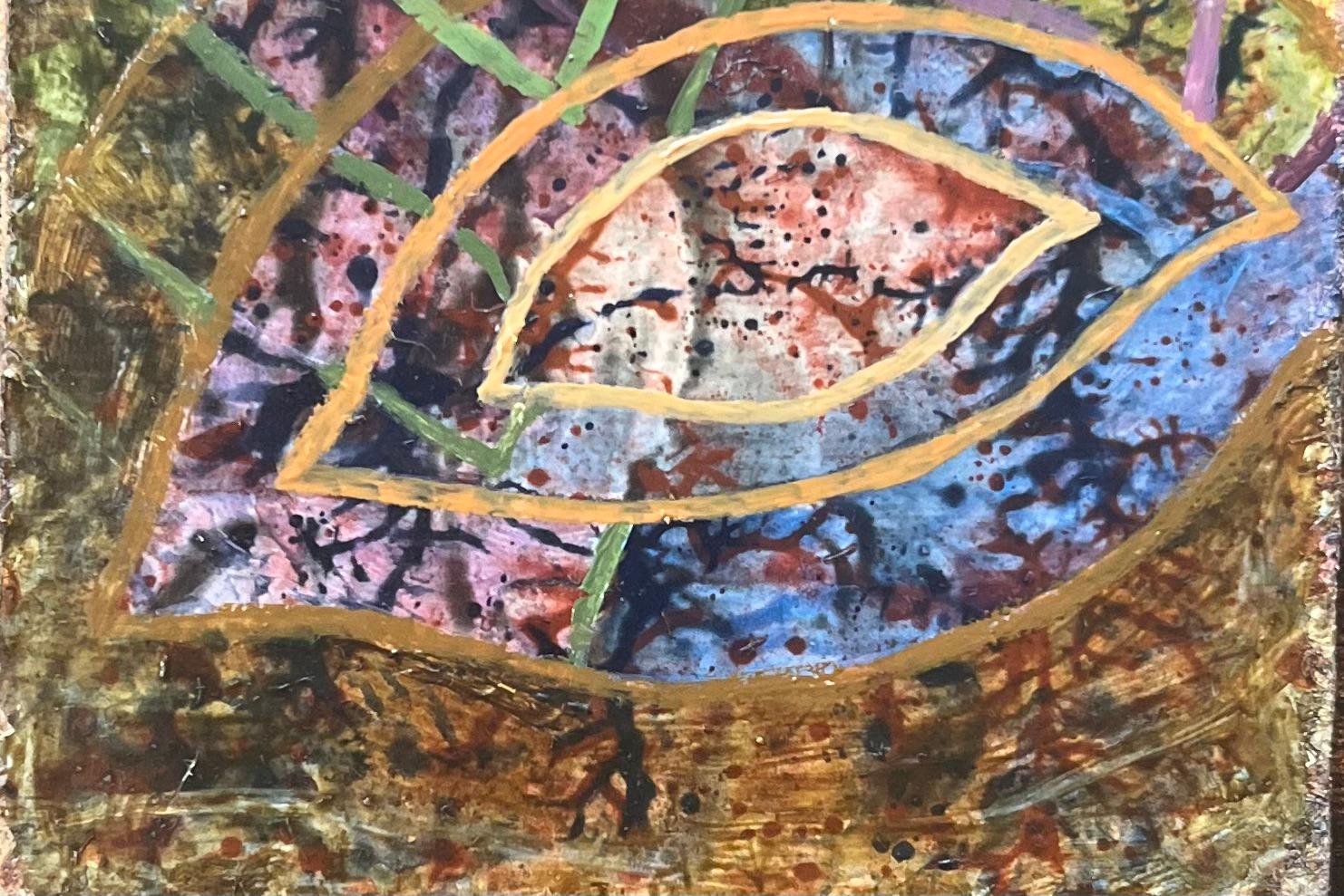 Title: 1960's British Surrealist Oil Painting - 
