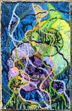 1960's British Surrealist Oil Painting - "Bagatelle"