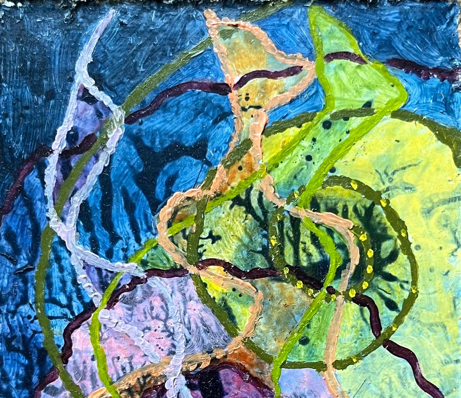 Titolo: Pittura a olio surrealista britannica degli anni '60 - 