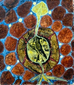 1960's British Surrealist Oil Painting - "Break Out"