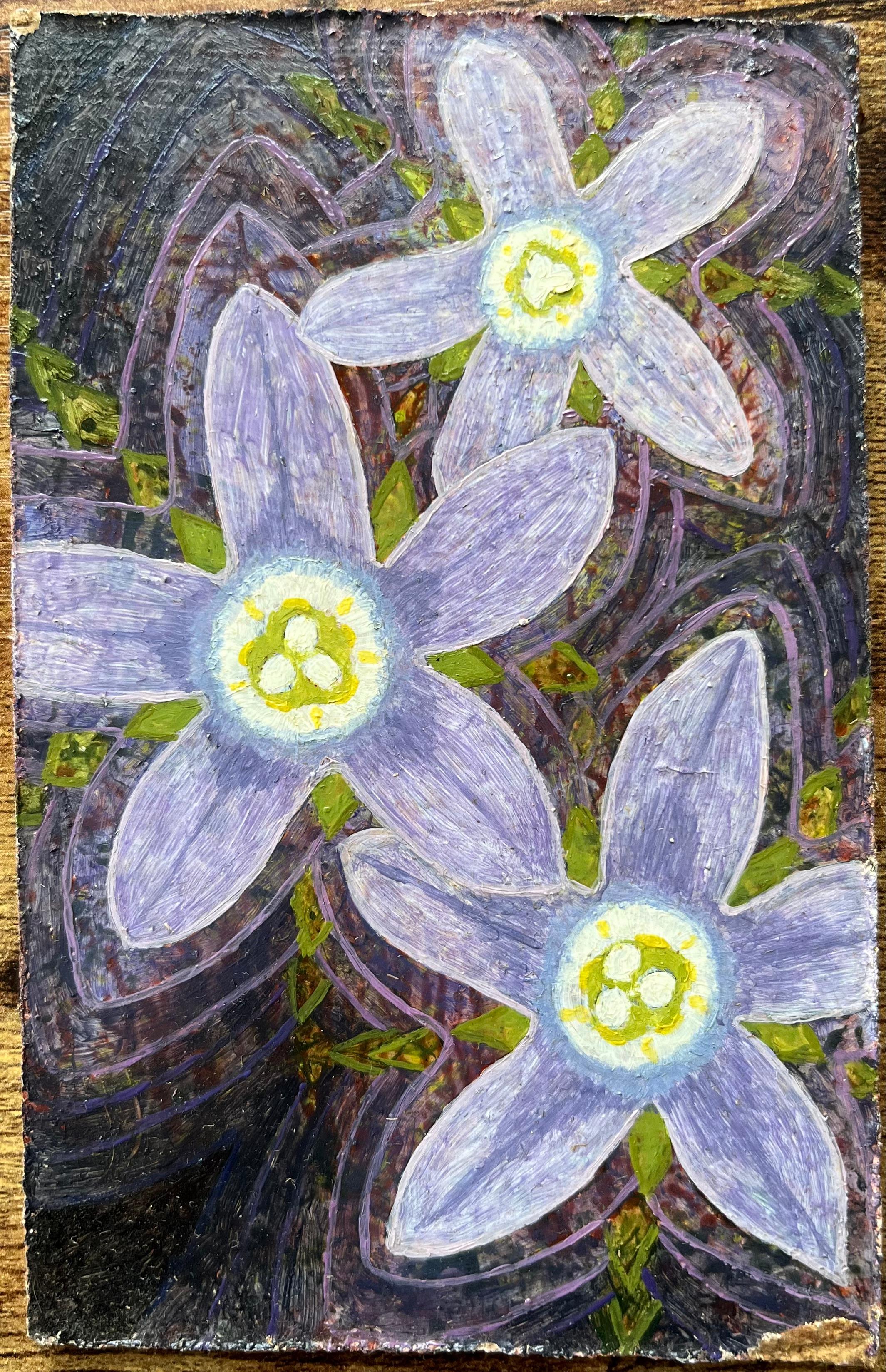 Pittura ad olio surrealista britannica degli anni '60 - Studio astratto 