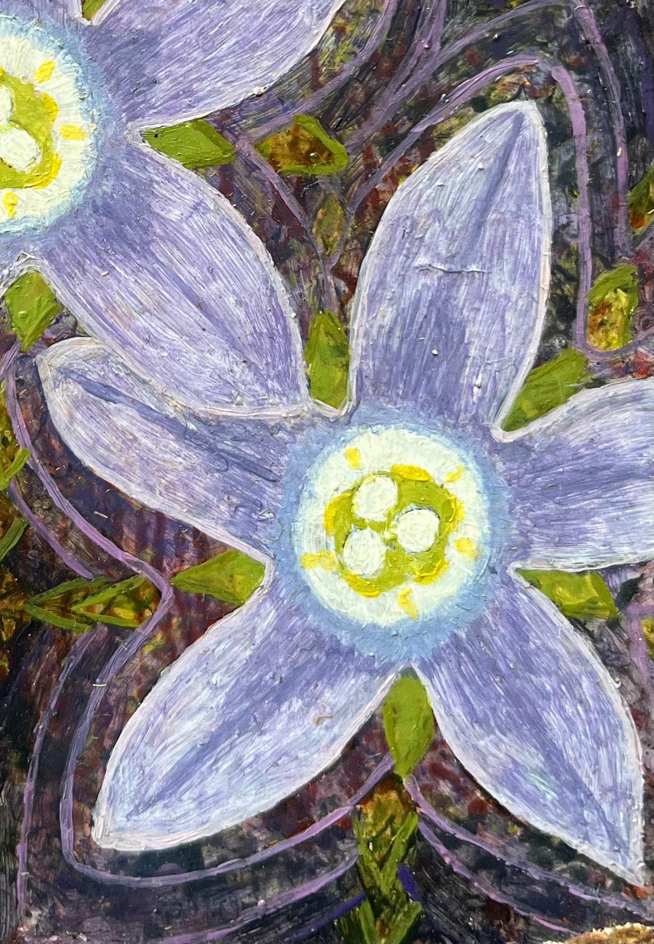 Pittura ad olio surrealista britannica degli anni '60 - Studio astratto 