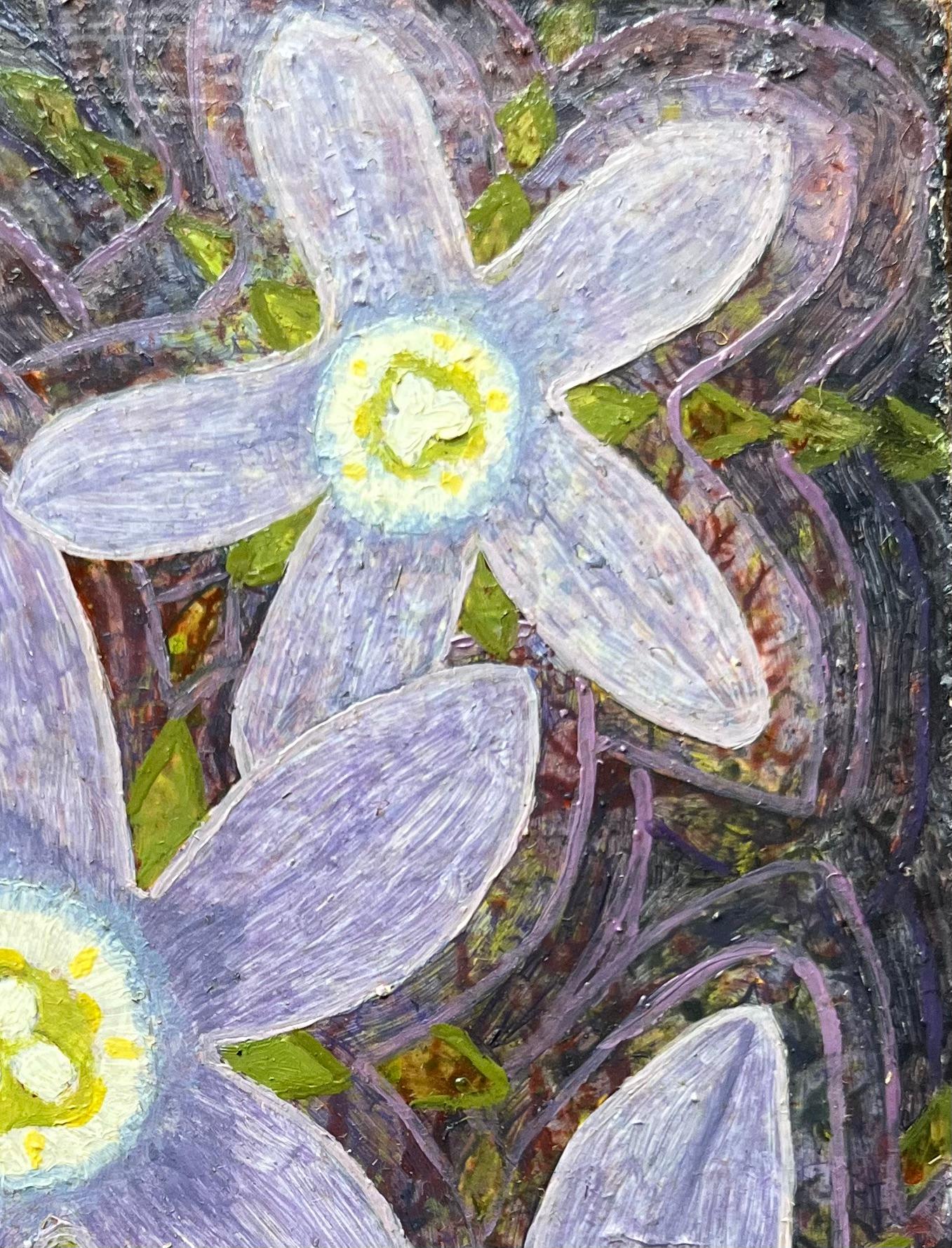 Pittura ad olio surrealista britannica degli anni '60 - Studio astratto 